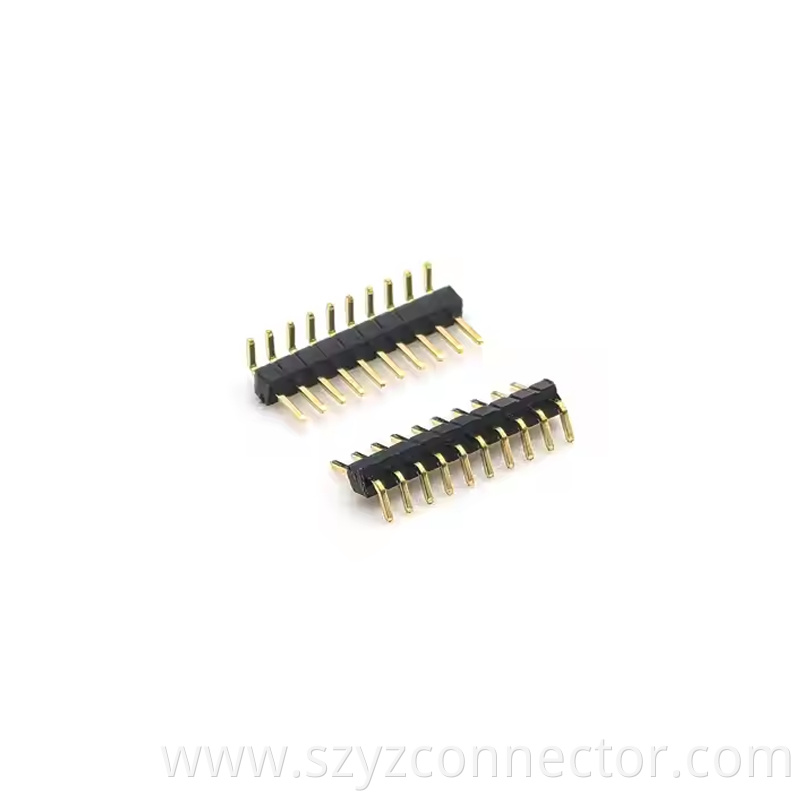 1.0mm Pitch Pin Header Right Angle H1.01.5mm 12P-150P (5)